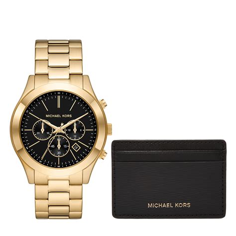 michael kors oversized slim runway men's watch|Michael Kors runway chronograph.